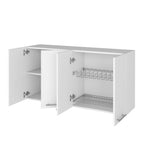 Durham Four-Door Kitchen Cabinet