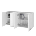 Durham Four-Door Kitchen Cabinet