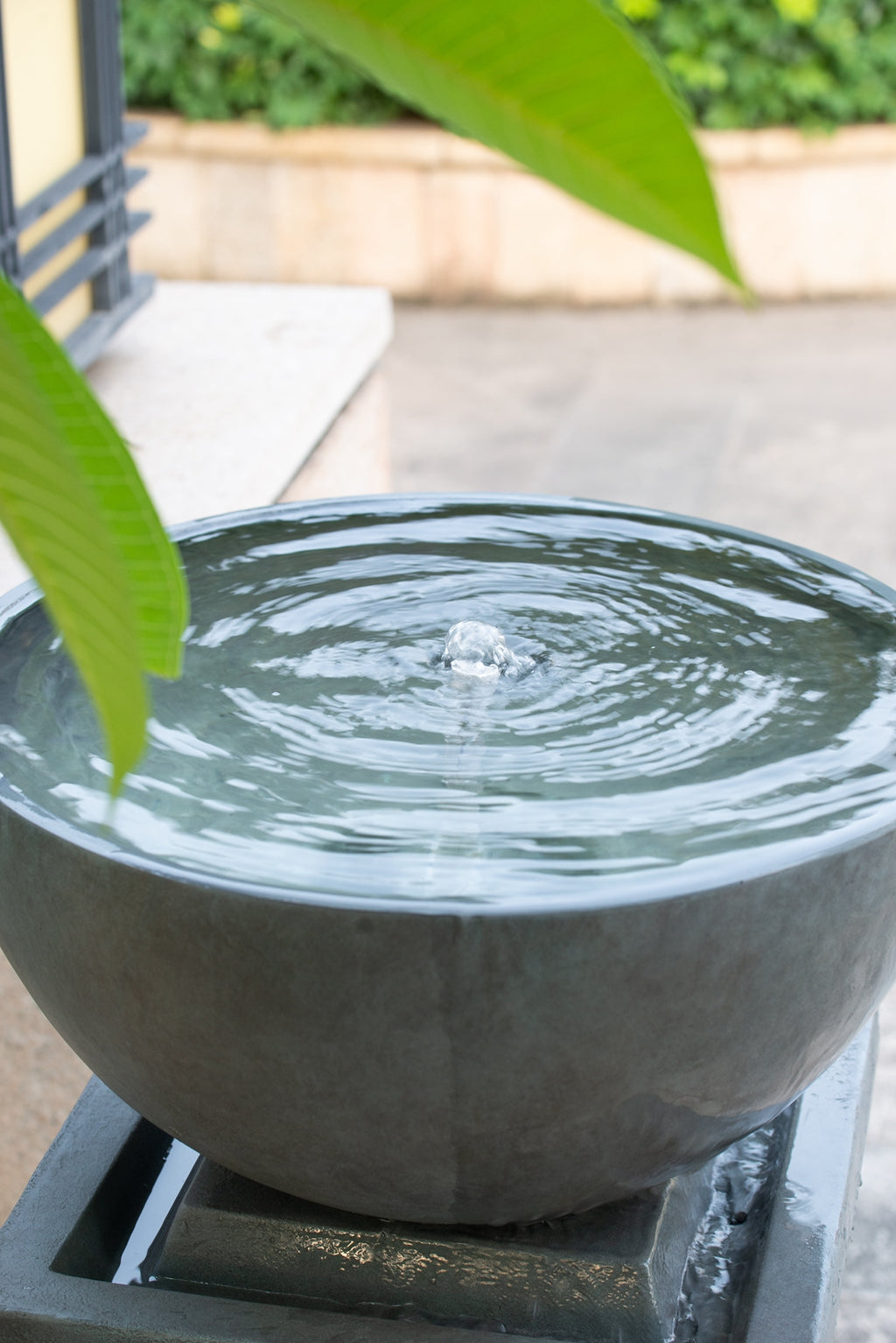 44.5" Polyresin Water Fountain
