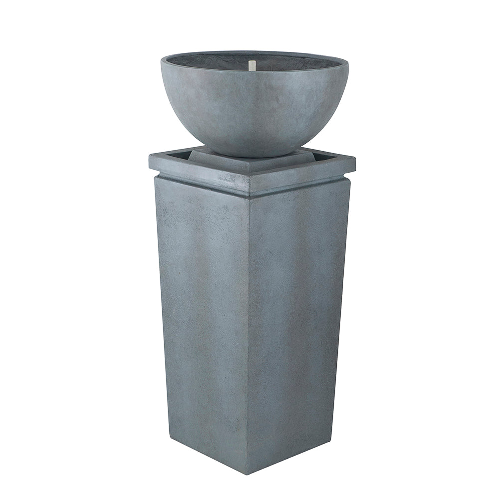 44.5" Polyresin Water Fountain