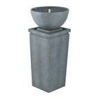 35.5" Polyresin Water Fountain