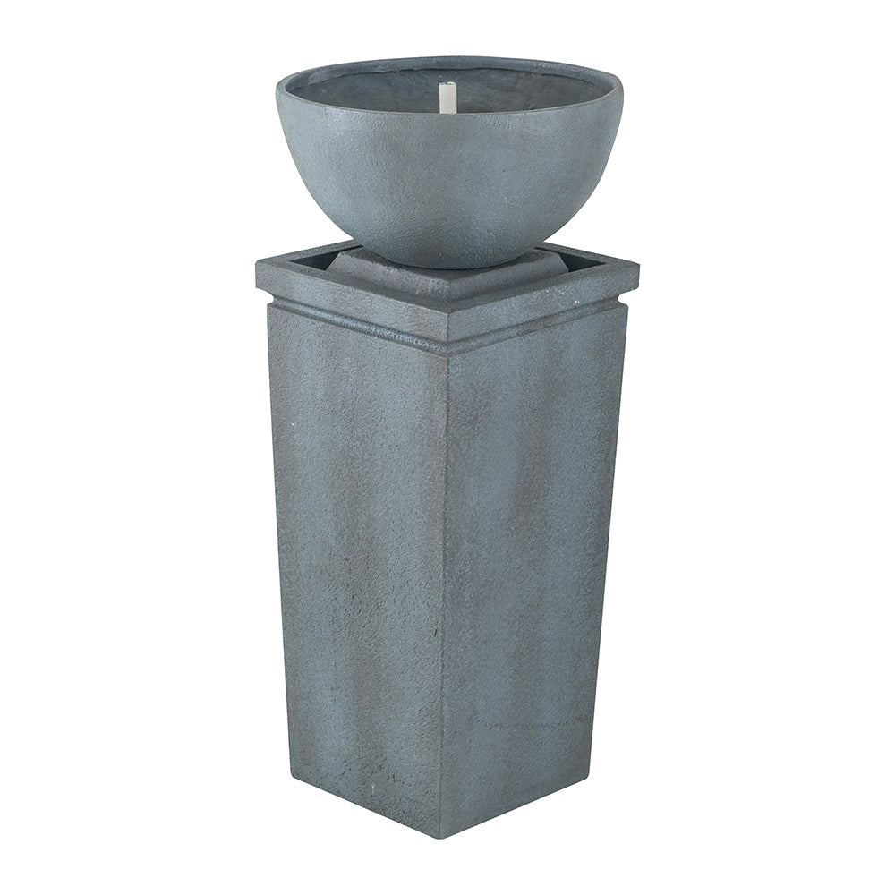 35.5" Polyresin Water Fountain