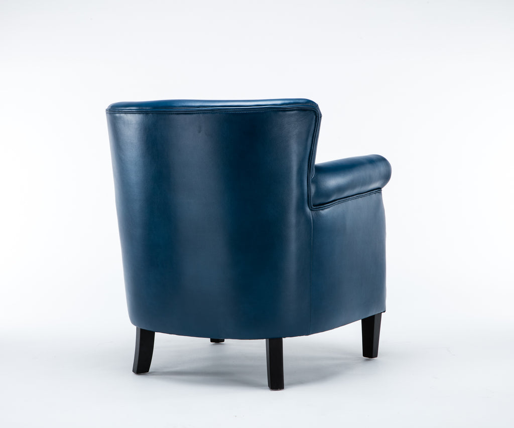 Hadley Navy Blue Club Chair
