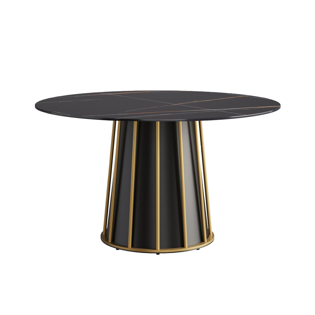 Modern Artificial Stone Round Dining Table