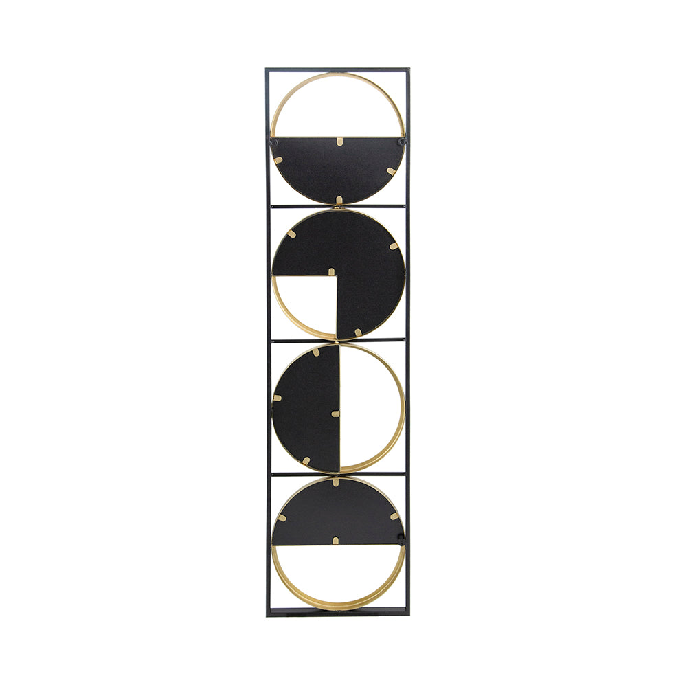 47.2" Eclectic Styling Metal Beaded Full Length Mirror