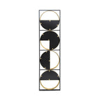 47.2" Eclectic Styling Metal Beaded Full Length Mirror