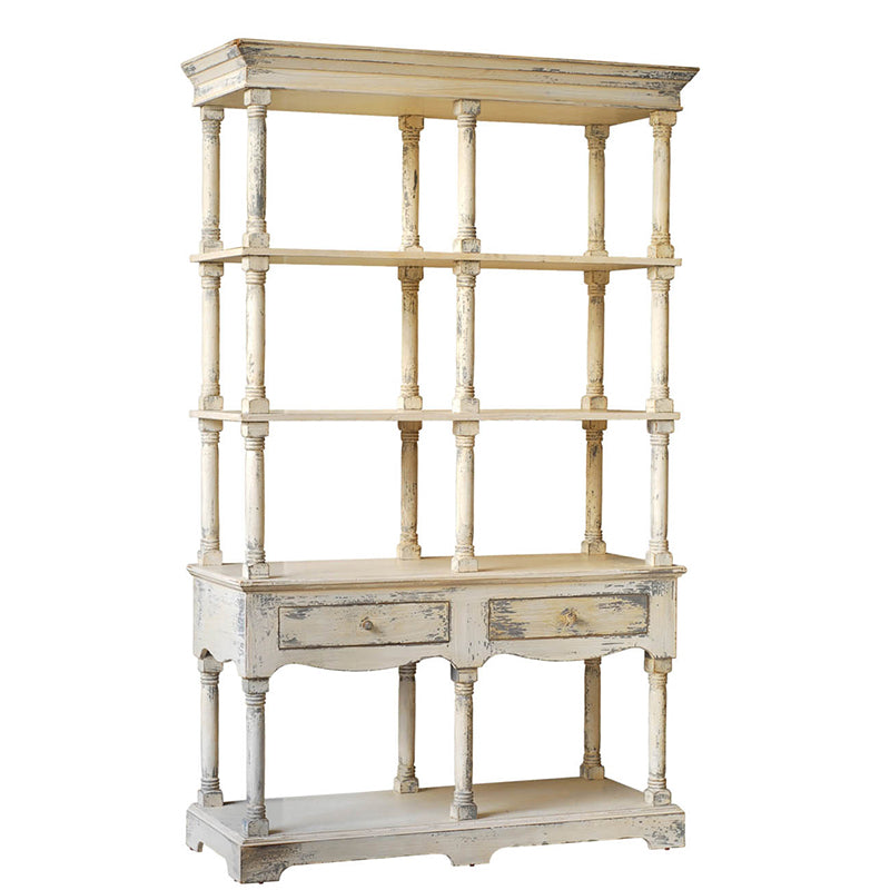 Adela French Country Wood Bookcase