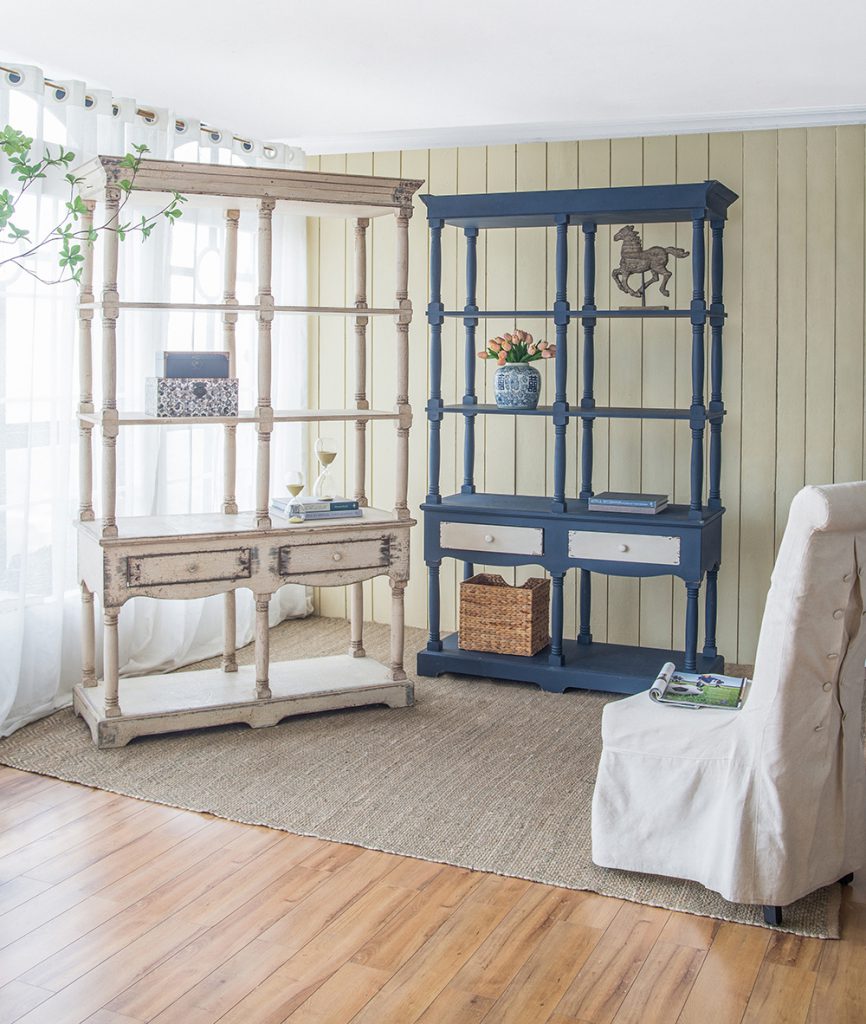 Adela French Country Wood Bookcase