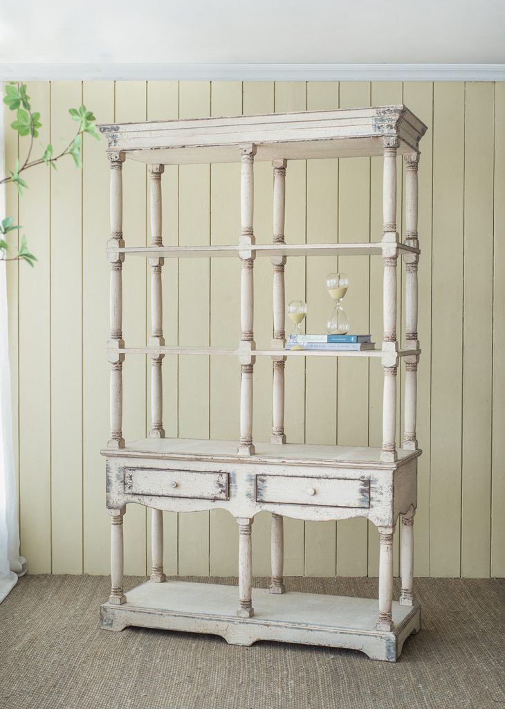 Adela French Country Wood Bookcase
