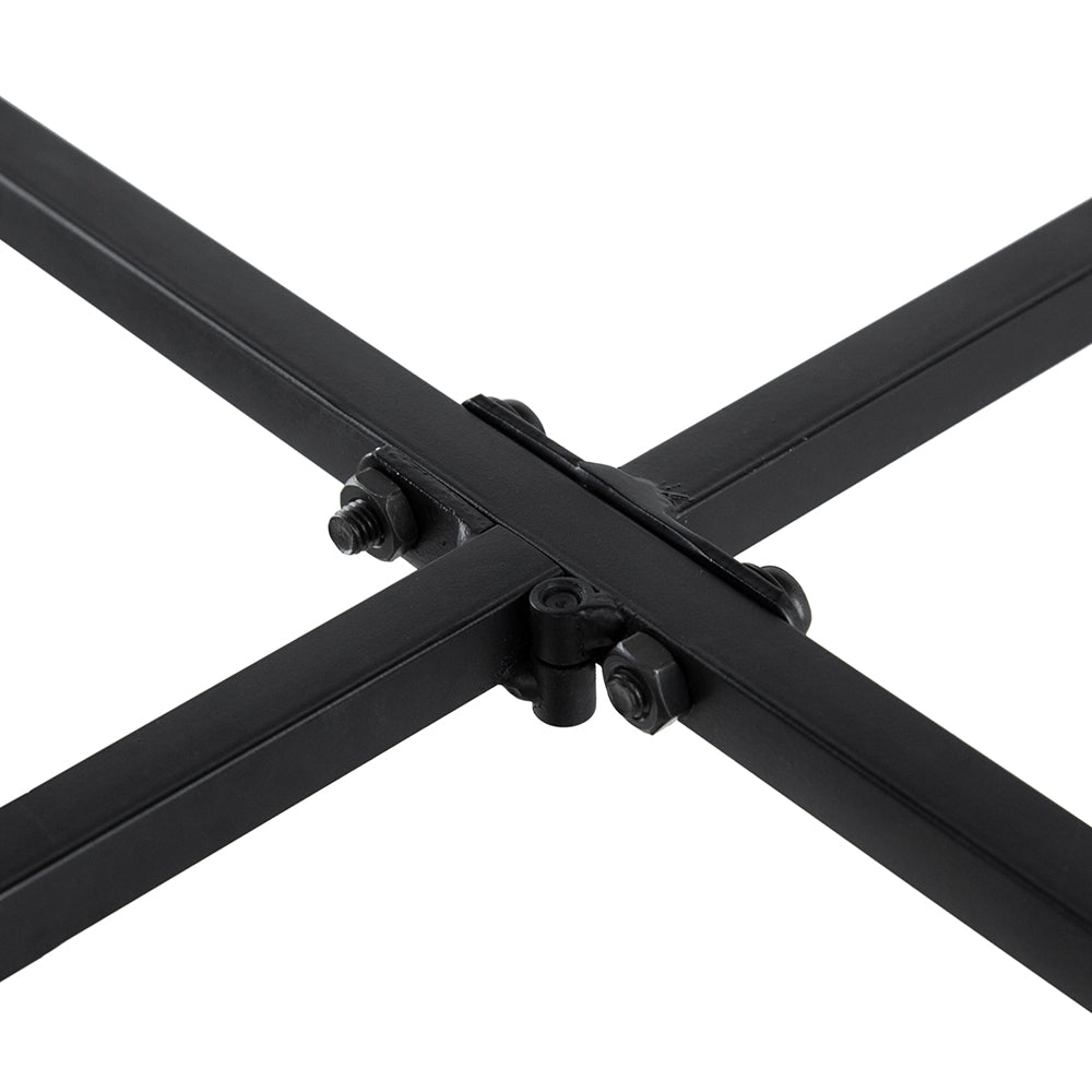 48.5x16.5x50" 3-Tier Metal Console Table
