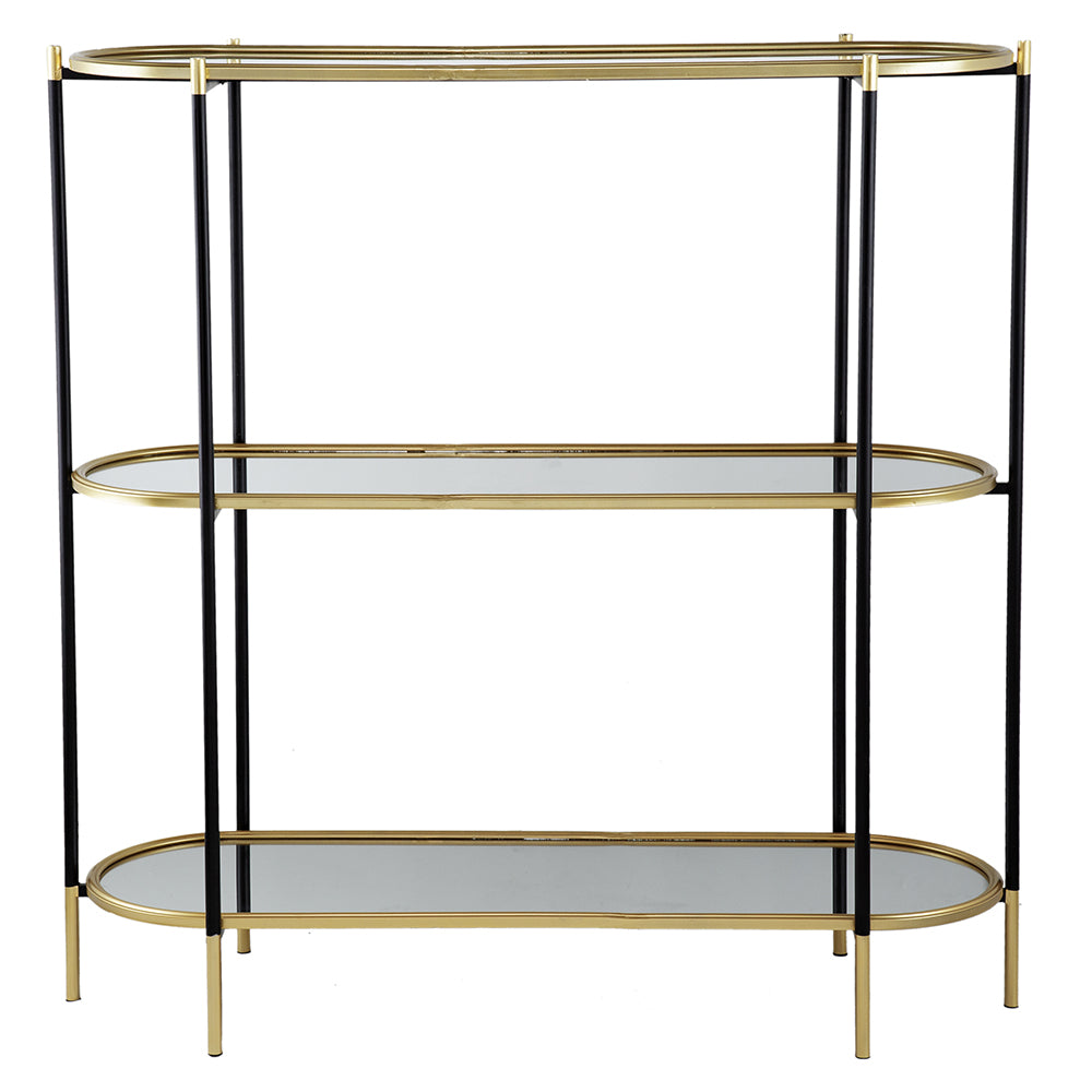 48.5x16.5x50" 3-Tier Metal Console Table