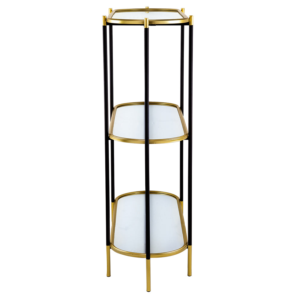 48.5x16.5x50" 3-Tier Metal Console Table