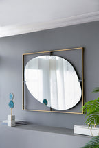 Poppy Mirror with Metal Frame