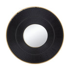 Round Carter Wooden Mirror