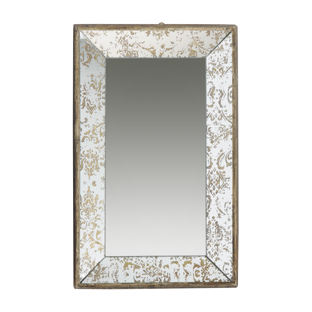 20" x 12" Antique Wall Mirror