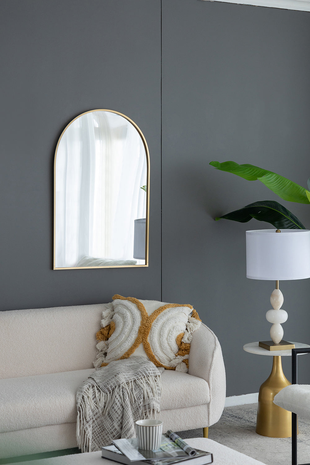 24" x 36" Arched Accent Mirror