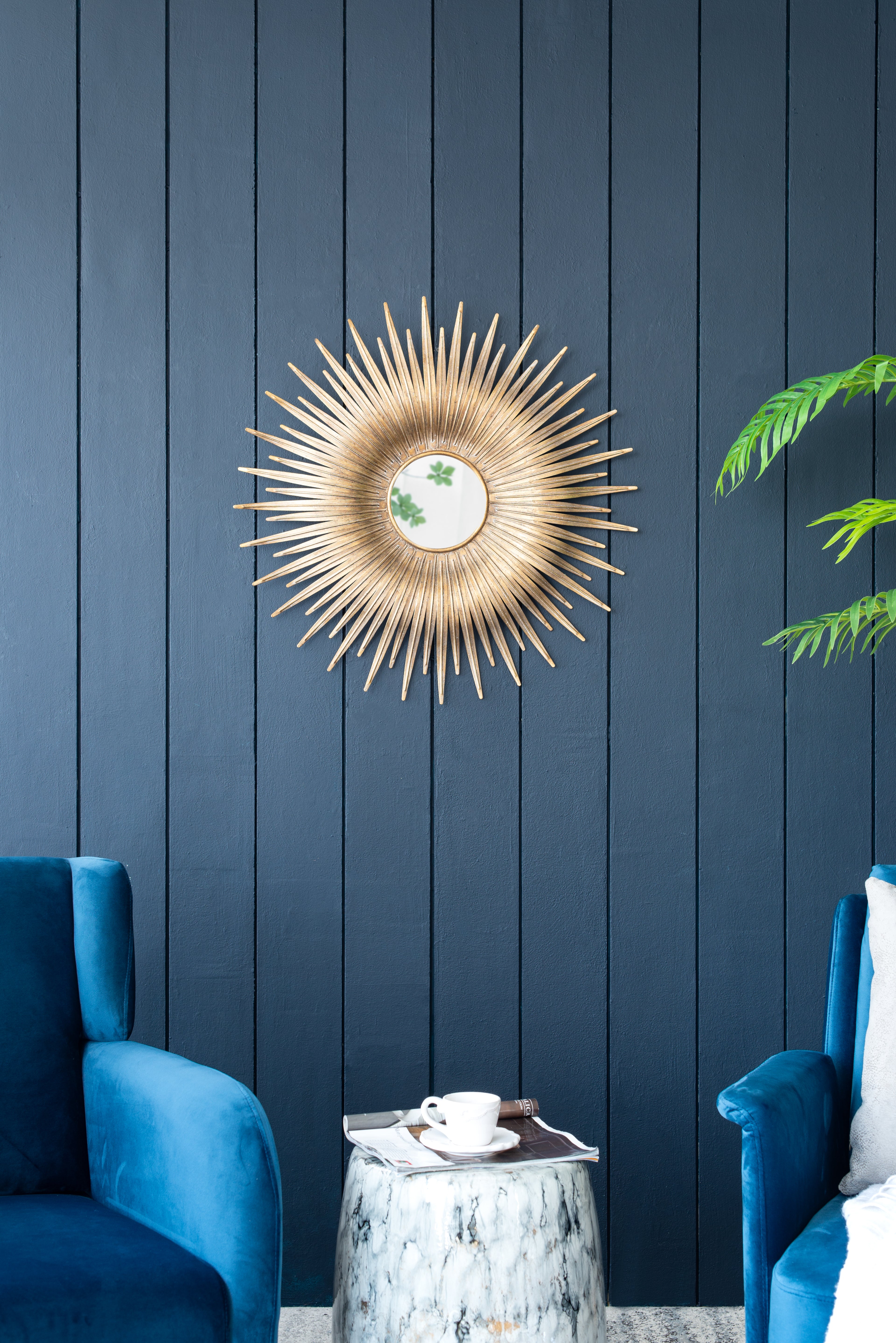 28.3" Retro Design Wall Mirror