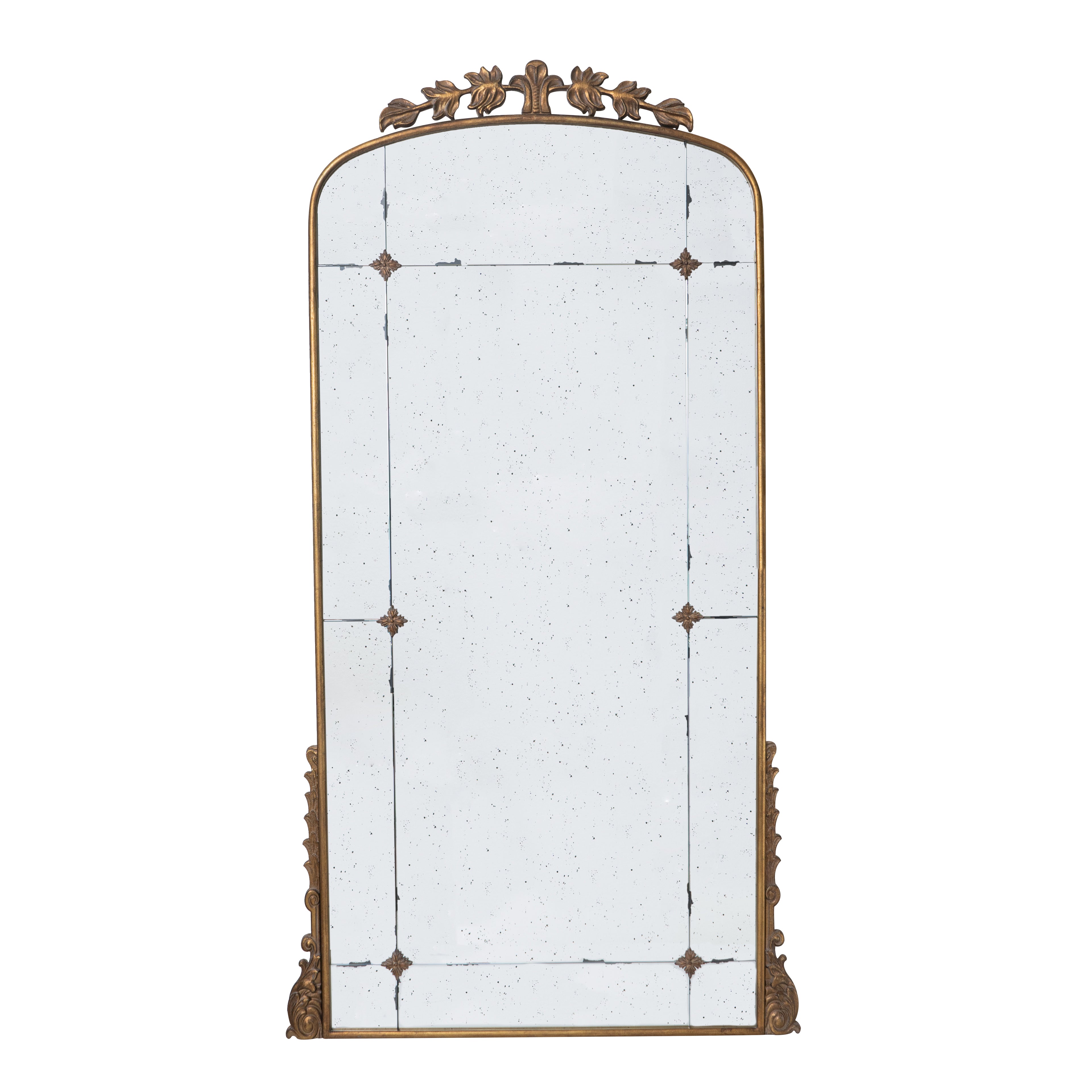 76" x 40" Lavish Full Length Mirror, Antique