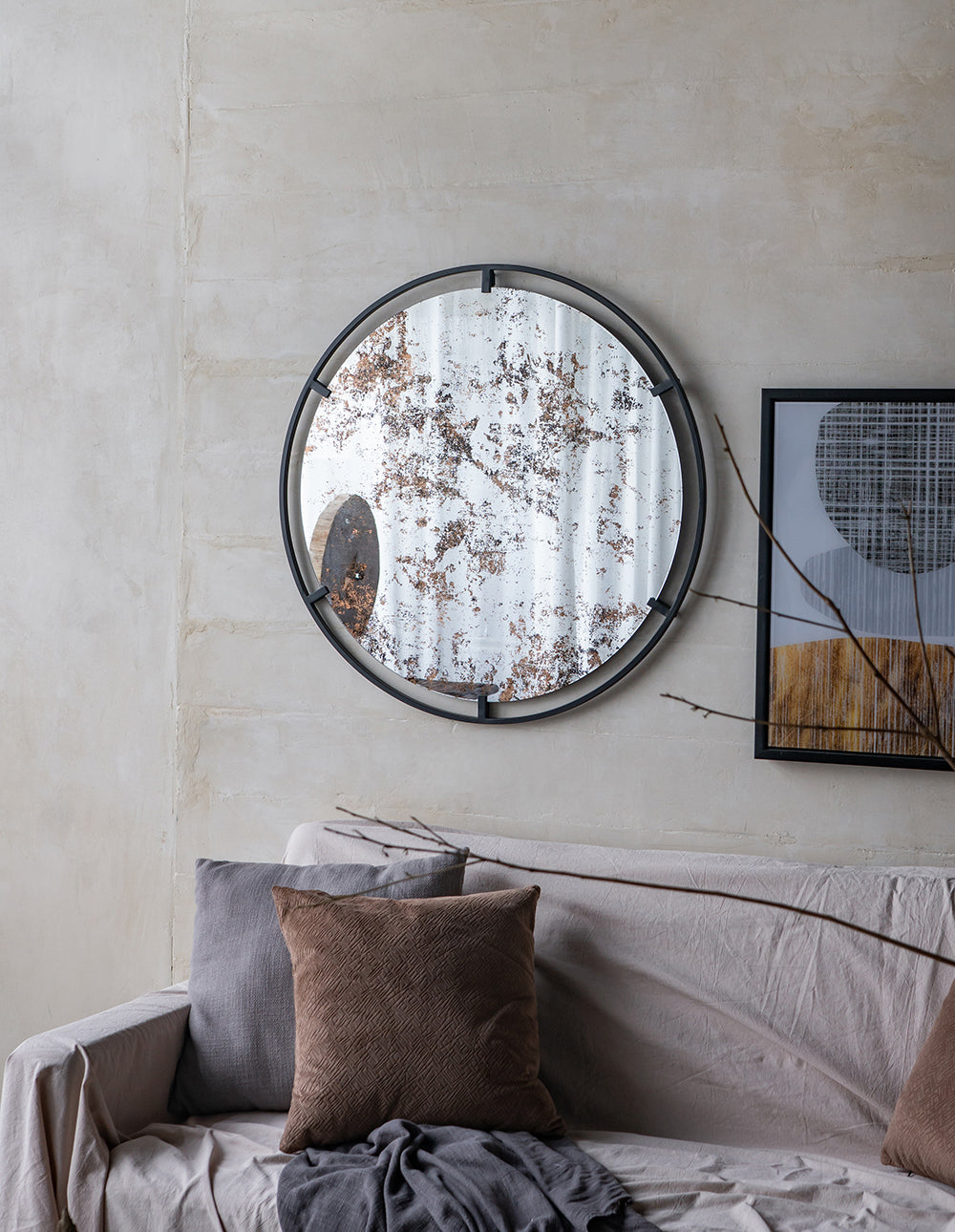 Theodor Round Mirror