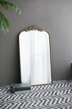 24" x 42" Gold Arch Mirror