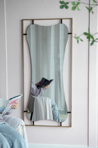 Poppy Mirror with Metal Frame
