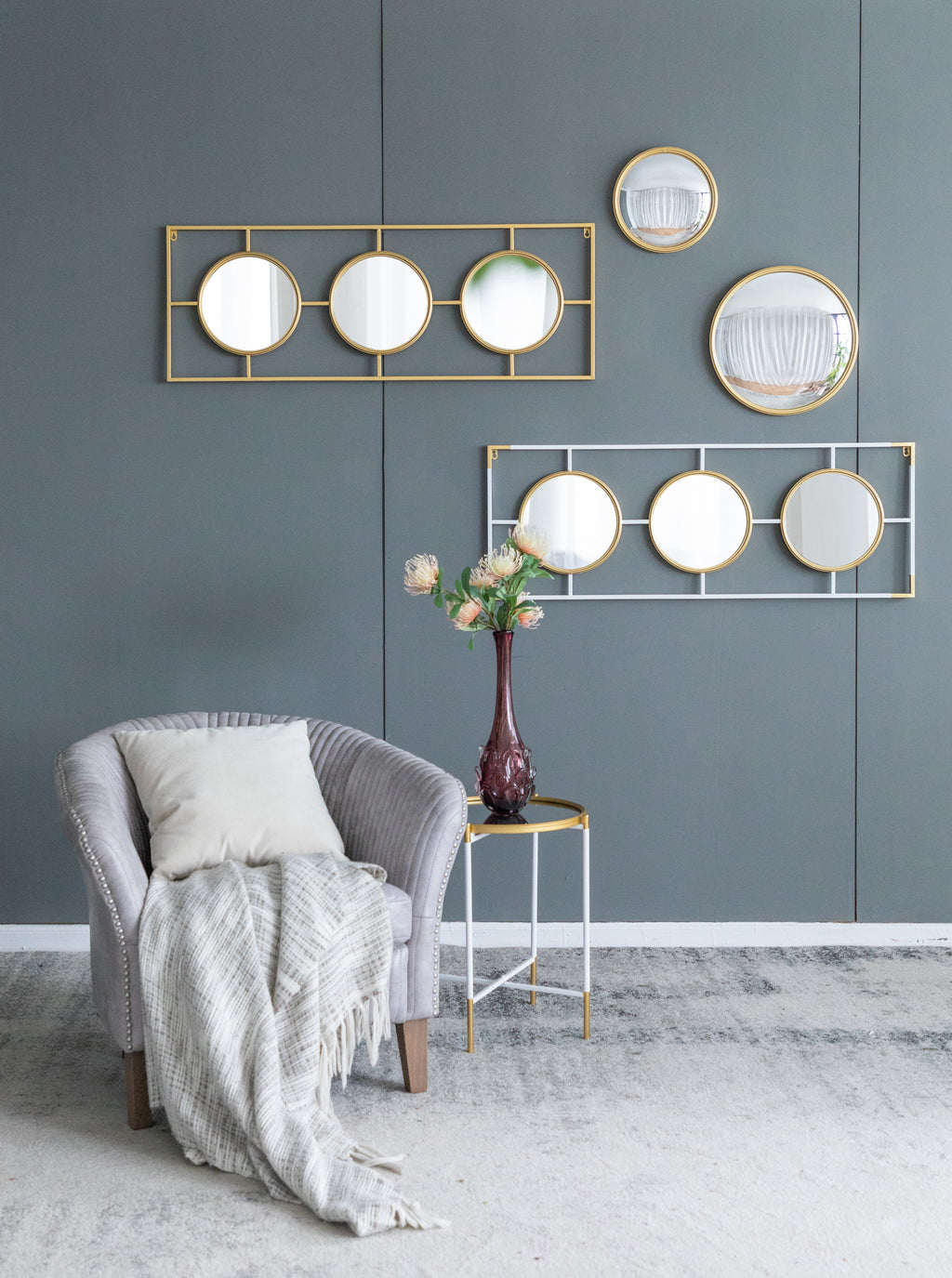 3 Mirror Piece Wall Mirror