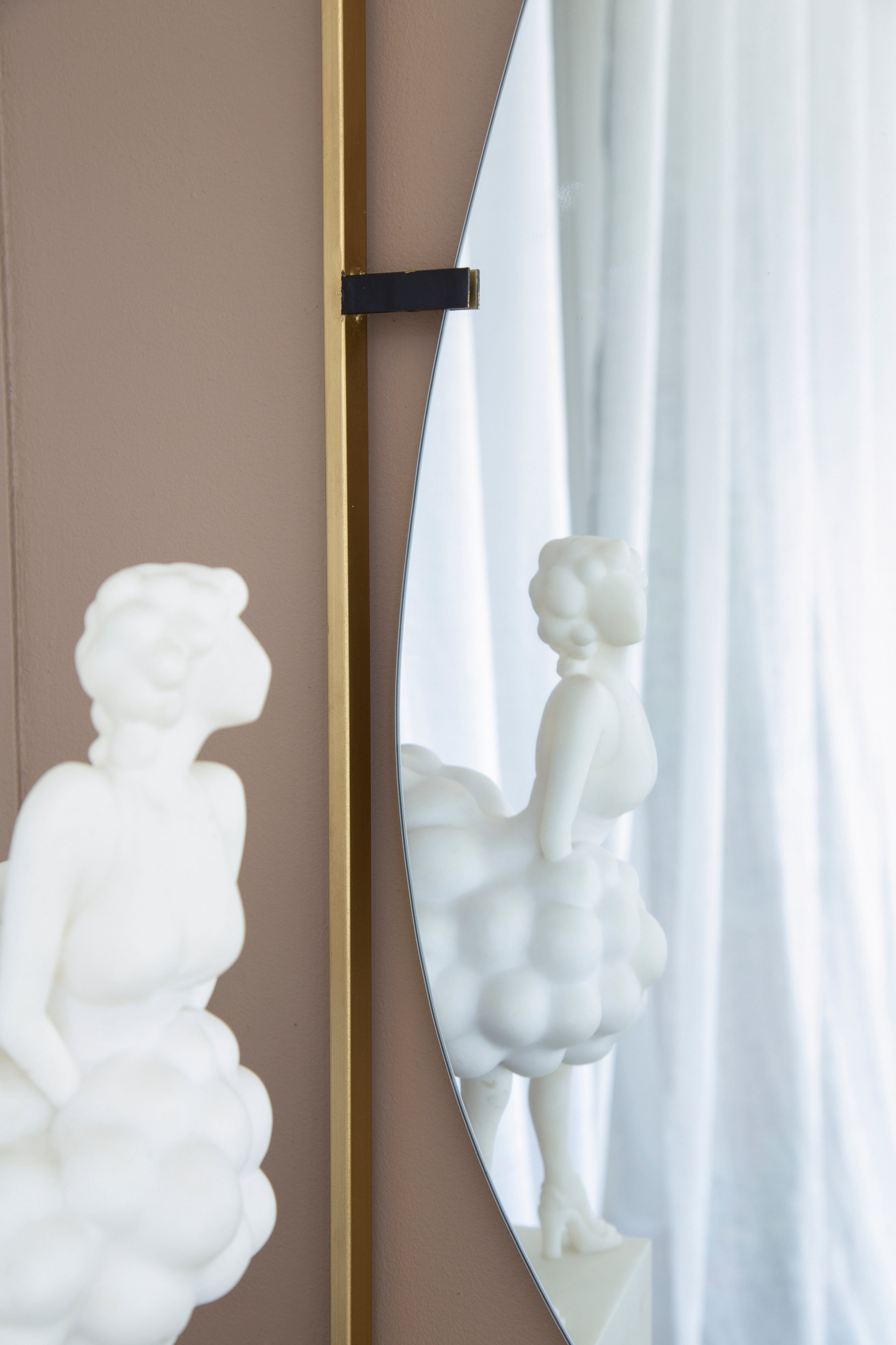 Poppy Mirror with Metal Frame