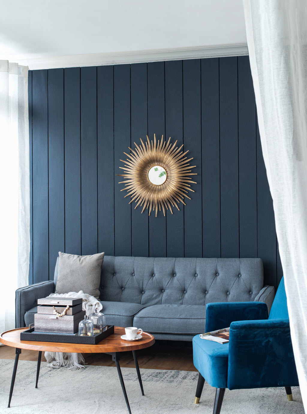 28.3" Retro Design Wall Mirror
