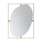 Poppy Mirror with Metal Frame