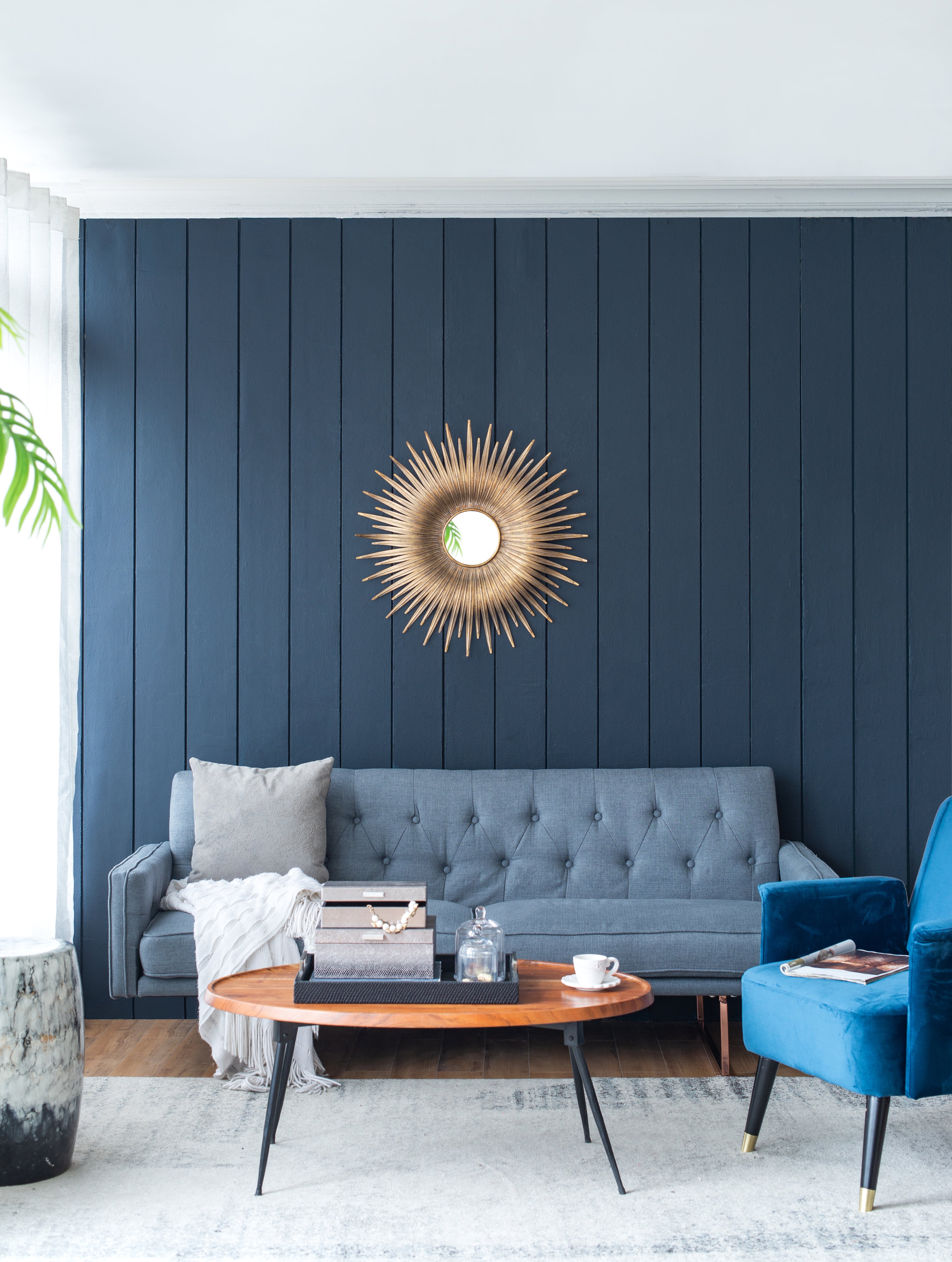28.3" Retro Design Wall Mirror