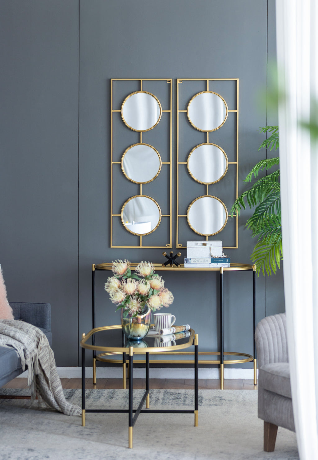 3 Mirror Piece Wall Mirror