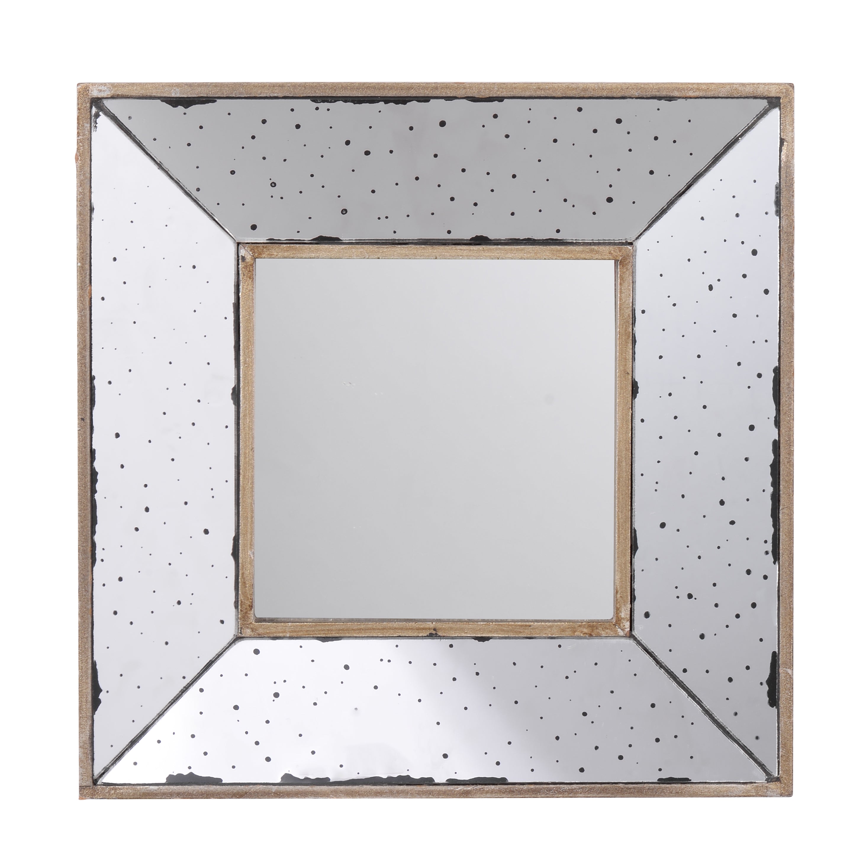 12" x 12" Distressed Bathroom Mirror