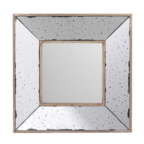 12" x 12" Distressed Bathroom Mirror