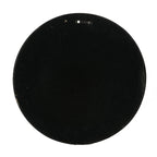 23.5" Circle Wall Mirror with Wooden Frame