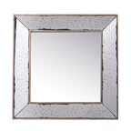 18" x 18" Distressed Bathroom Mirror