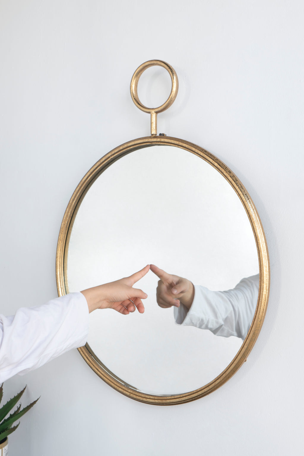 26" x 32" Circle Wall Mirror