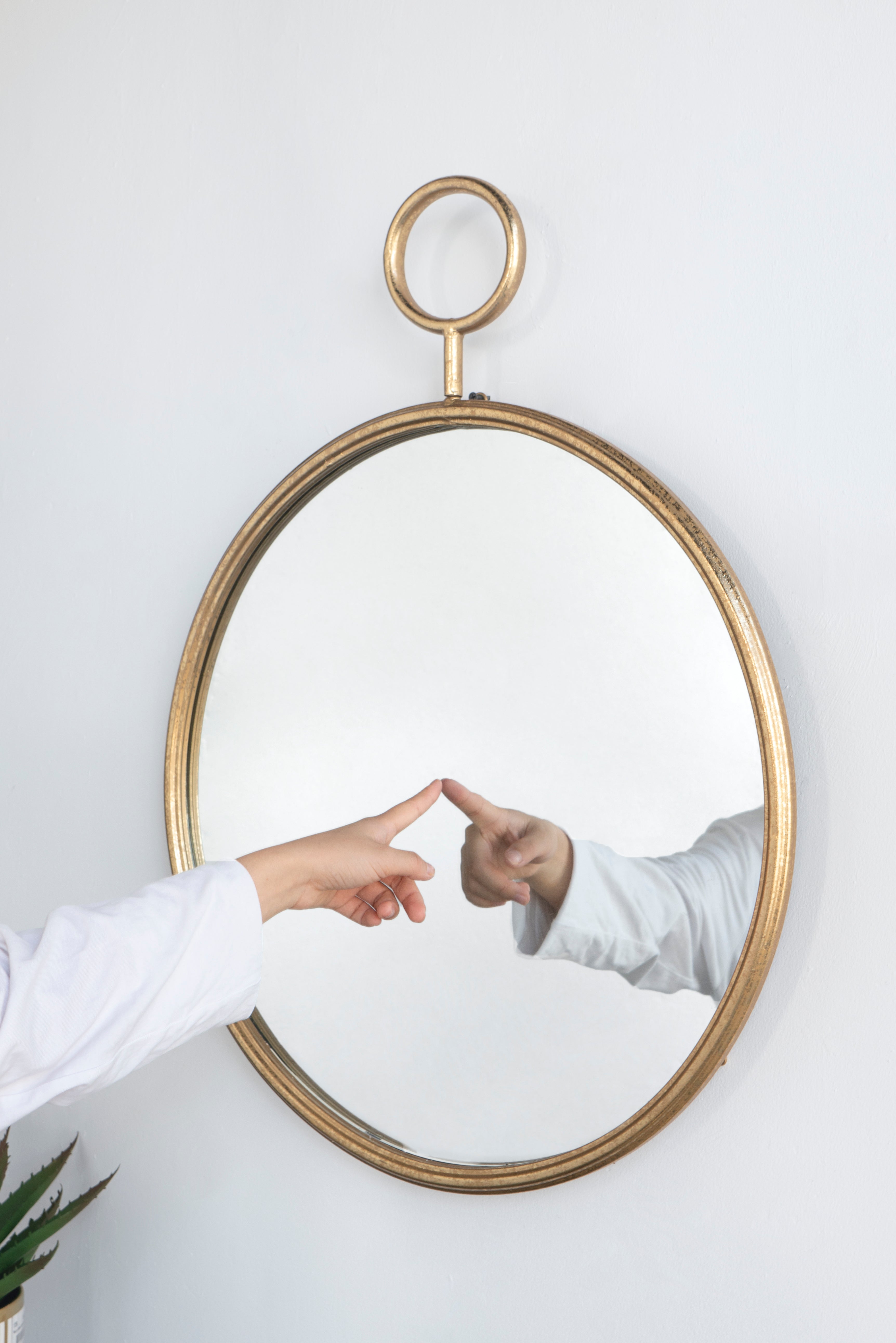 26" x 32" Circle Wall Mirror