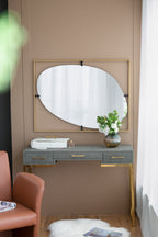 Poppy Mirror with Metal Frame