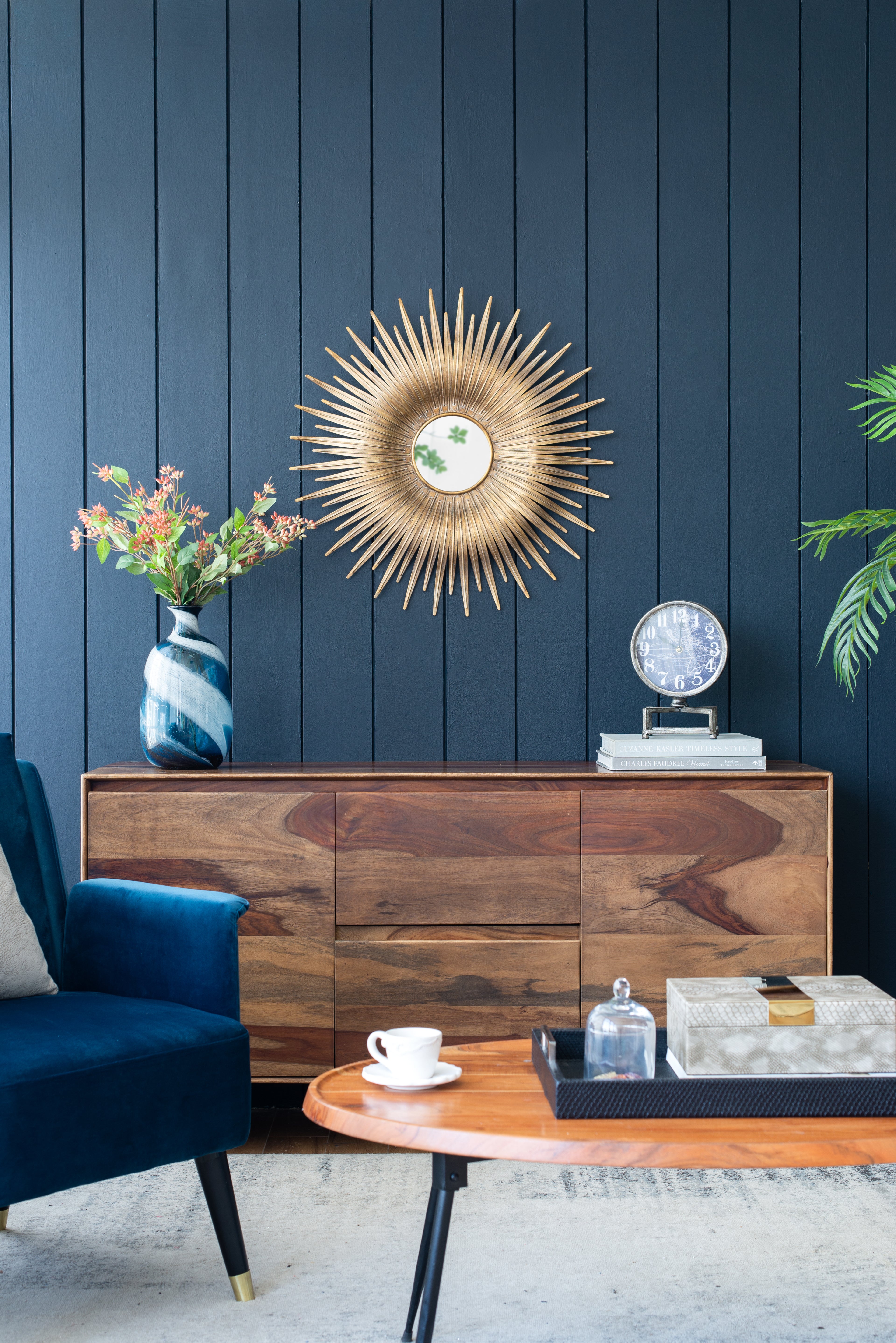 28.3" Retro Design Wall Mirror