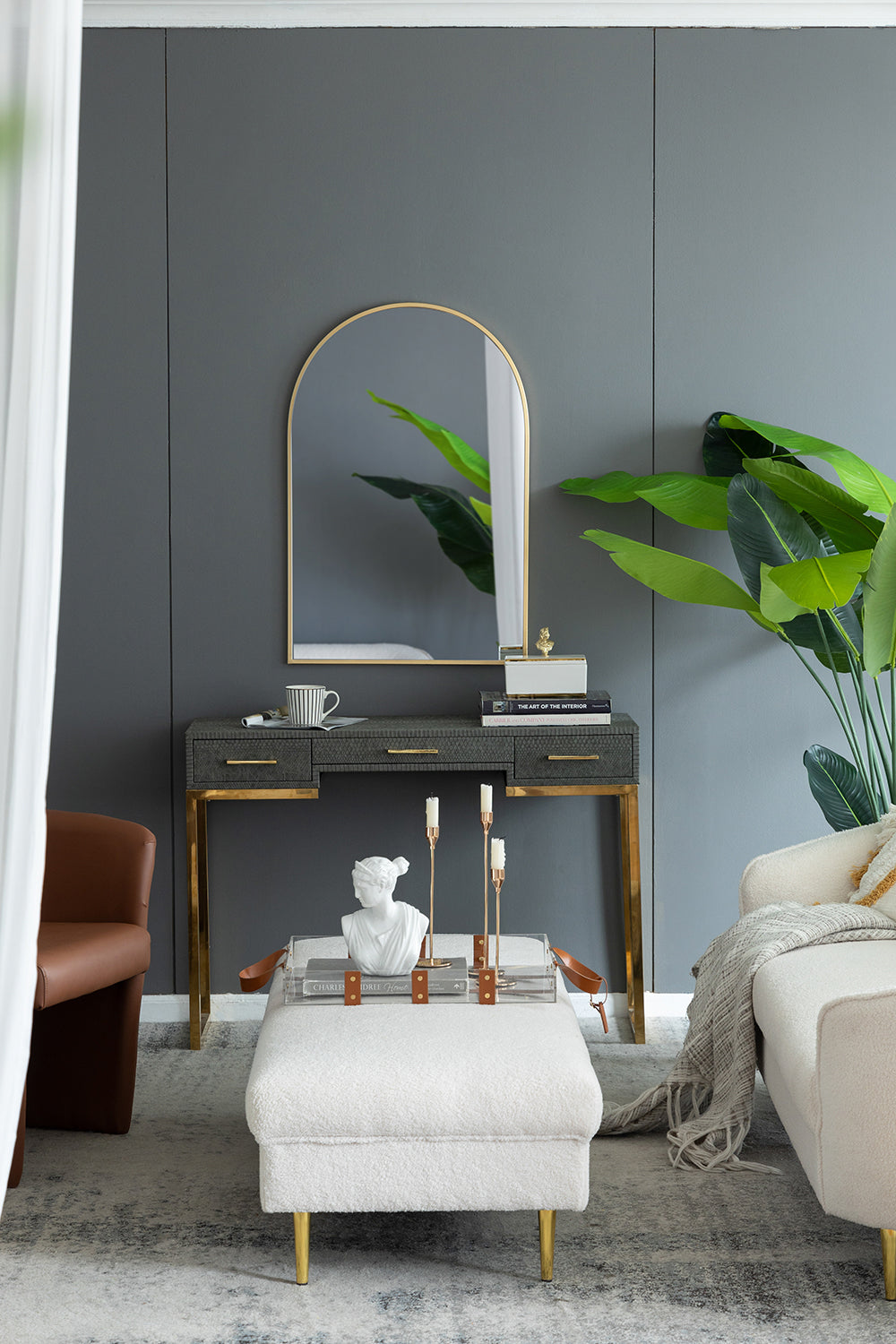 24" x 36" Arched Accent Mirror