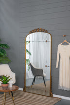 76" x 40" Lavish Full Length Mirror, Antique
