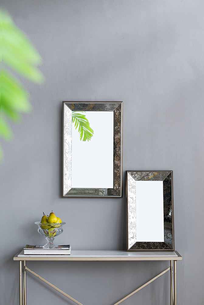 20" x 12" Antique Wall Mirror