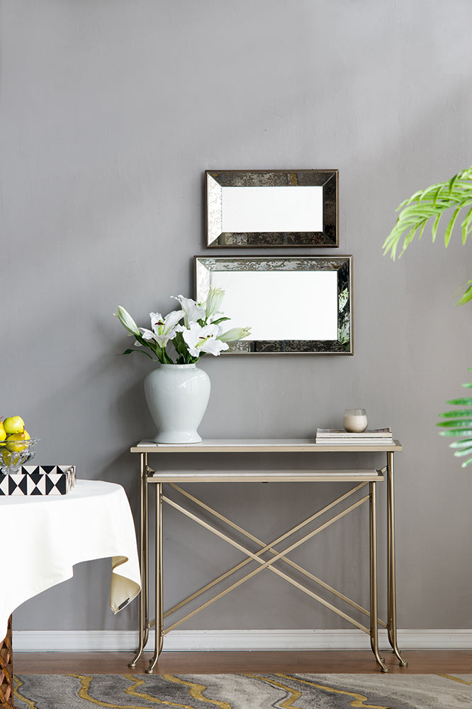 20" x 12" Antique Wall Mirror