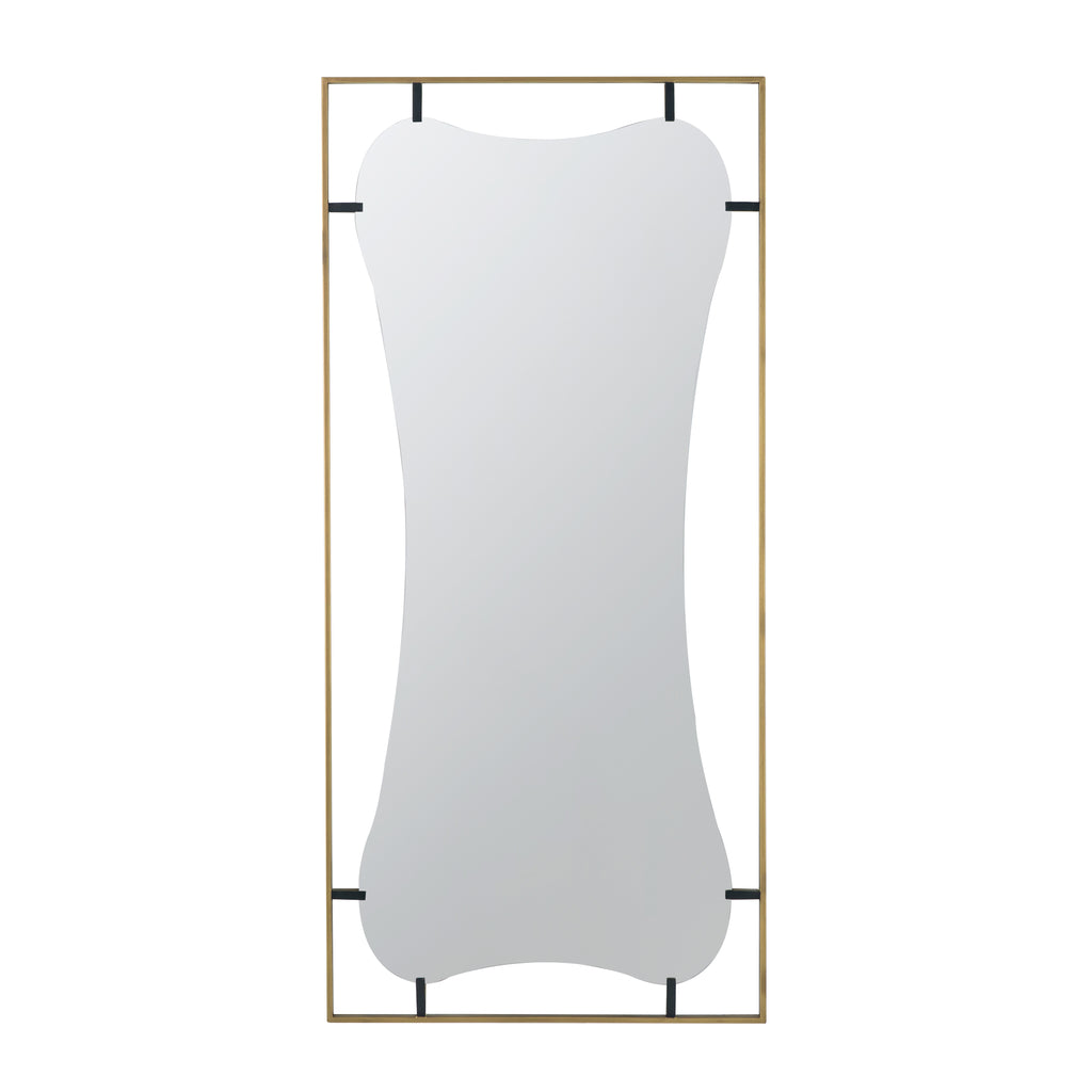 Poppy Mirror with Metal Frame