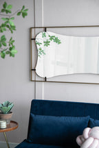 Poppy Mirror with Metal Frame