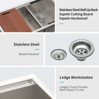 Double Bowl Undermount Kitchen Sink