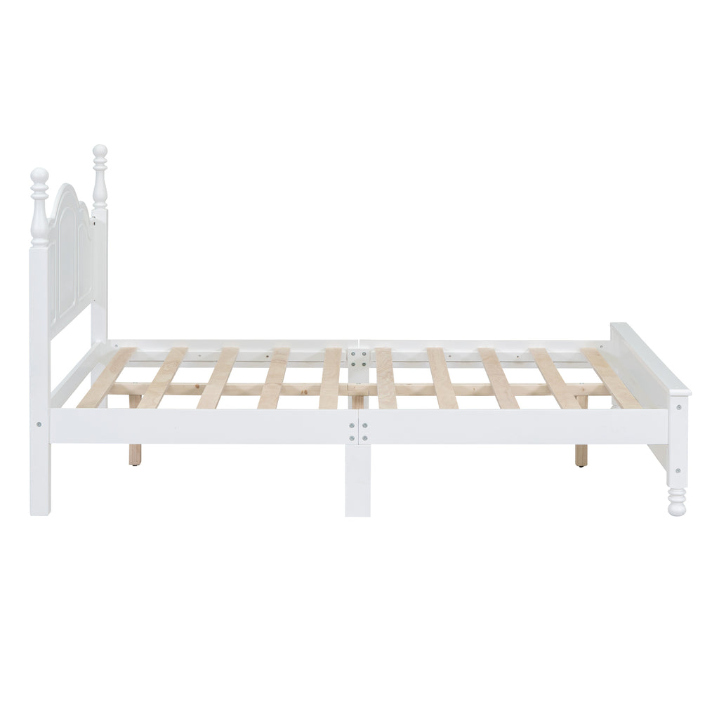 Full Size Wood Platform Bed Frame