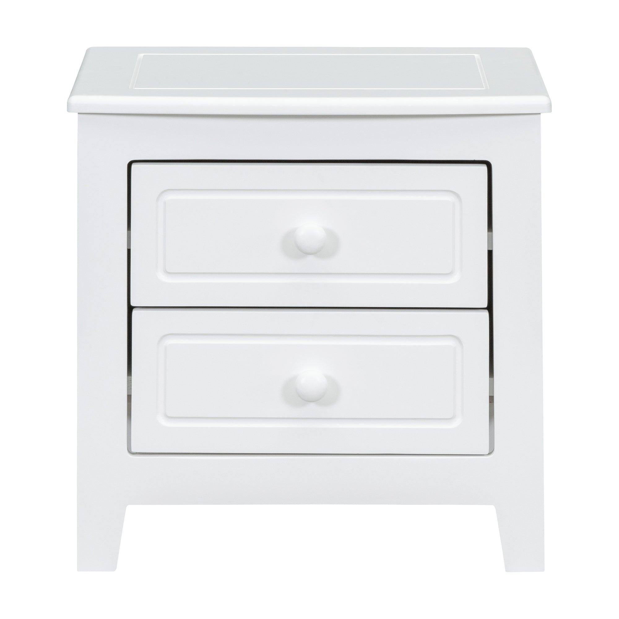 2-Drawer Nightstand for Bedroom