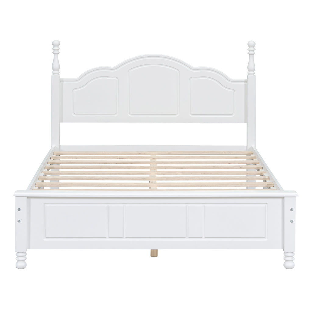 Full Size Wood Platform Bed Frame