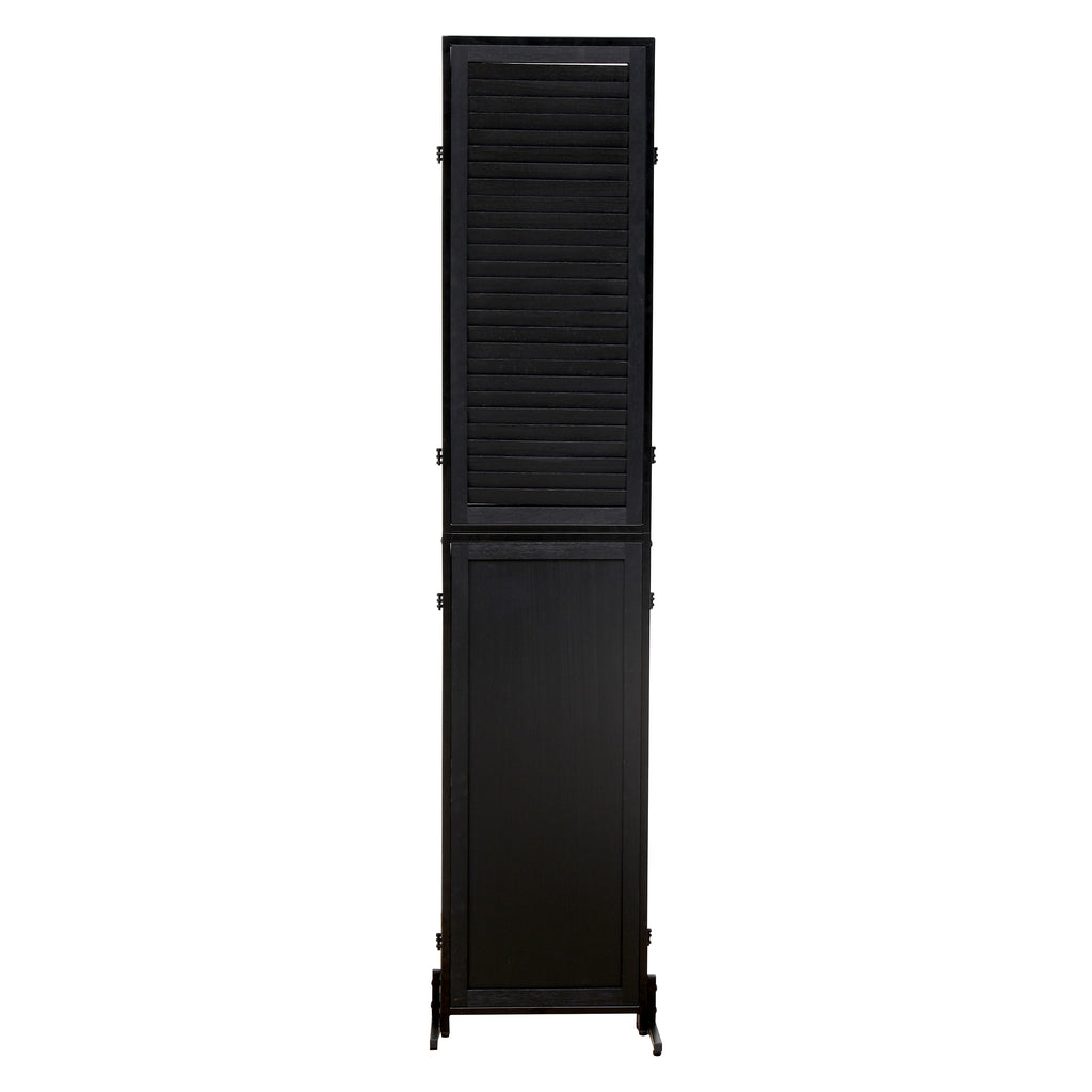 3 Panel Wood Folding Privacy Screen
